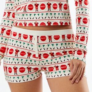 Coca Cola holiday shorts size small